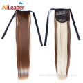 Natural Long Silky Straight Ponytail Clip-In Hair Piece